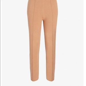 High Waisted Seamed Sweater Carrot Ankle Pants